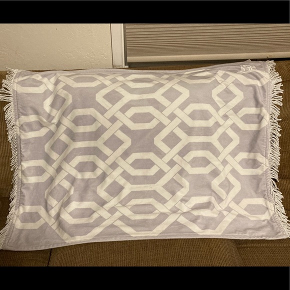 Little Giraffe Other - Little Giraffe Bliss Windowpane Blanket Gray 29” x 39”  Baby Throw Blanket